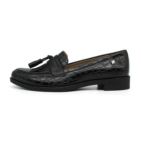 Mocasín Motitas Negro Croc 863067